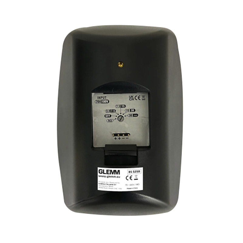 Pereche boxe de perete 2 căi, 80W, linie 70/100V și 8 Ω, IP44, negre, BS AE580NI, Glemm 6 Pereche boxe de perete 2 căi, 80W, linie 70/100V și 8 Ω, IP44, negre, BS AE580NI, Glemm - imagine 6