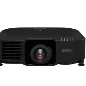 Videoproiector de instalare fixa laser EPSON EB-PU2010B, rezolutie WUXGA (Îmbunătățire 4K, 1920 x 1200), 3LCD, 10.000 lumeni, contrast 5.000.000:1, 20.000 ore de functionare, negru