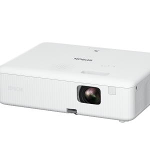 Videoproiector portabil lampa EPSON CO-W01, rezolutie WXGA (1280 x 800), 3LCD, 3.000 lumeni, contrast 15.000:1, 6.000 ore de functionare, alb