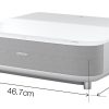 Videoproiector UST laser EPSON EH-LS300W, rezolutie FullHD (1920 x 1080), 3LCD, 3.600 lumeni, contrast 2.500.000:1, 20.000 ore de functionare, alb 3