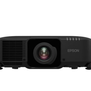 Videoproiector de instalare fixa laser EPSON EB-PU1008B, rezolutie WUXGA (Îmbunătățire 4K, 1920 x 1200), 3LCD, 8.500 lumeni, contrast 5.000.000:1, 20.000 ore de functionare, negru
